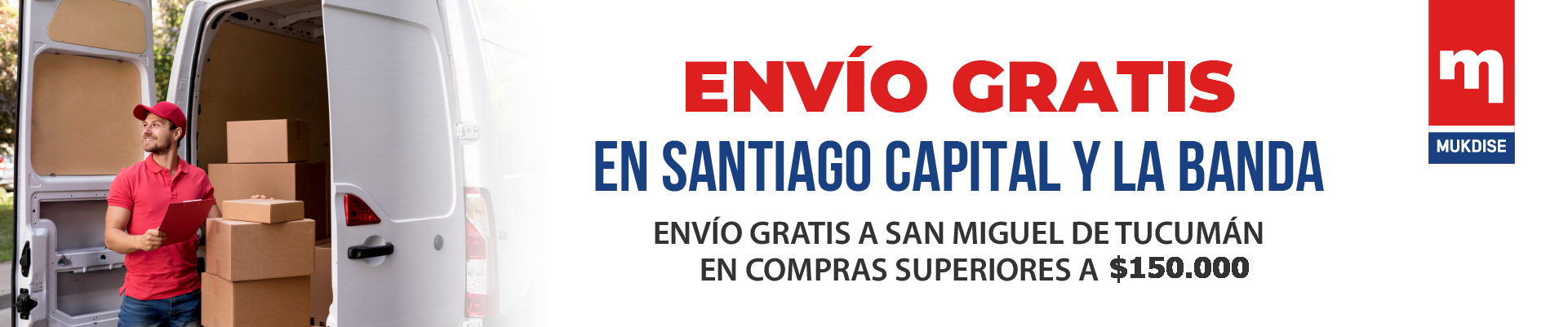 Envío gratis Santiago y La Banda